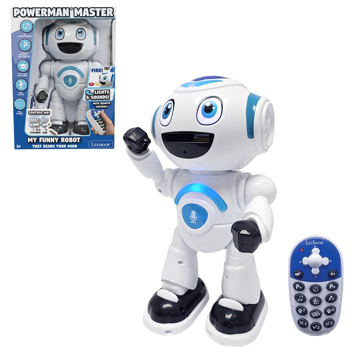 Amazon.com: LEXiBOOK, Powerman Master Interactive Robot, ROB25EN